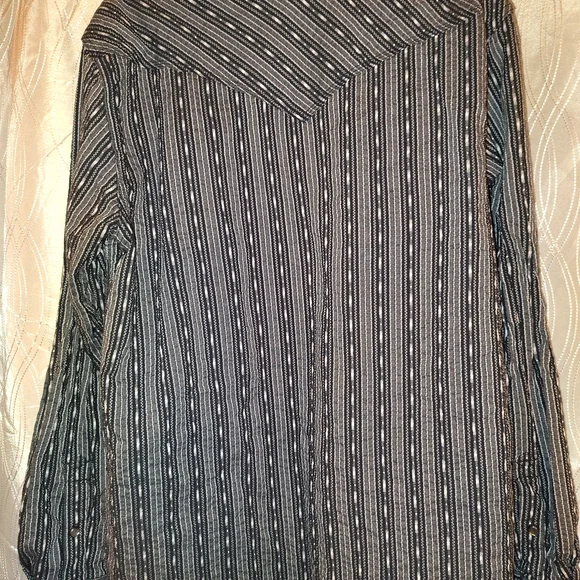 Moonshine Spirit Mens Western Pearl Snap Button Up Shirt. XL - Picture 3 of 6